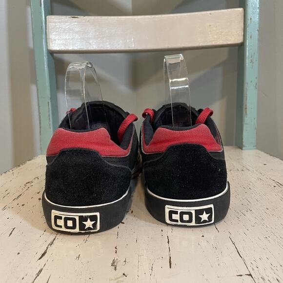 Converse Co Star Optimum Chuck Taylor All Star Red Black Low Top Shoes Youth 6.5 - Picture 4 of 9
